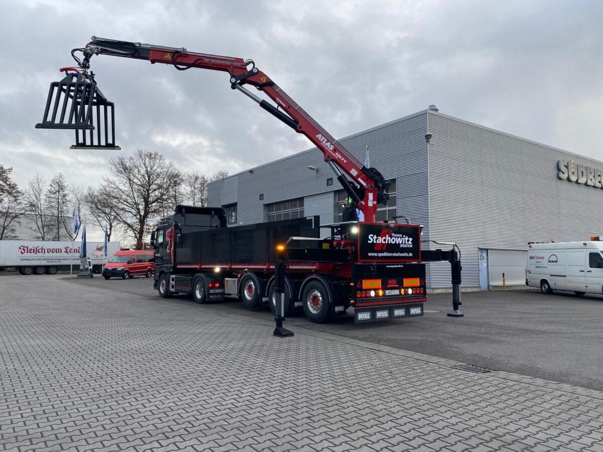 KWB 3-assige oplegger voor vaste kraan
