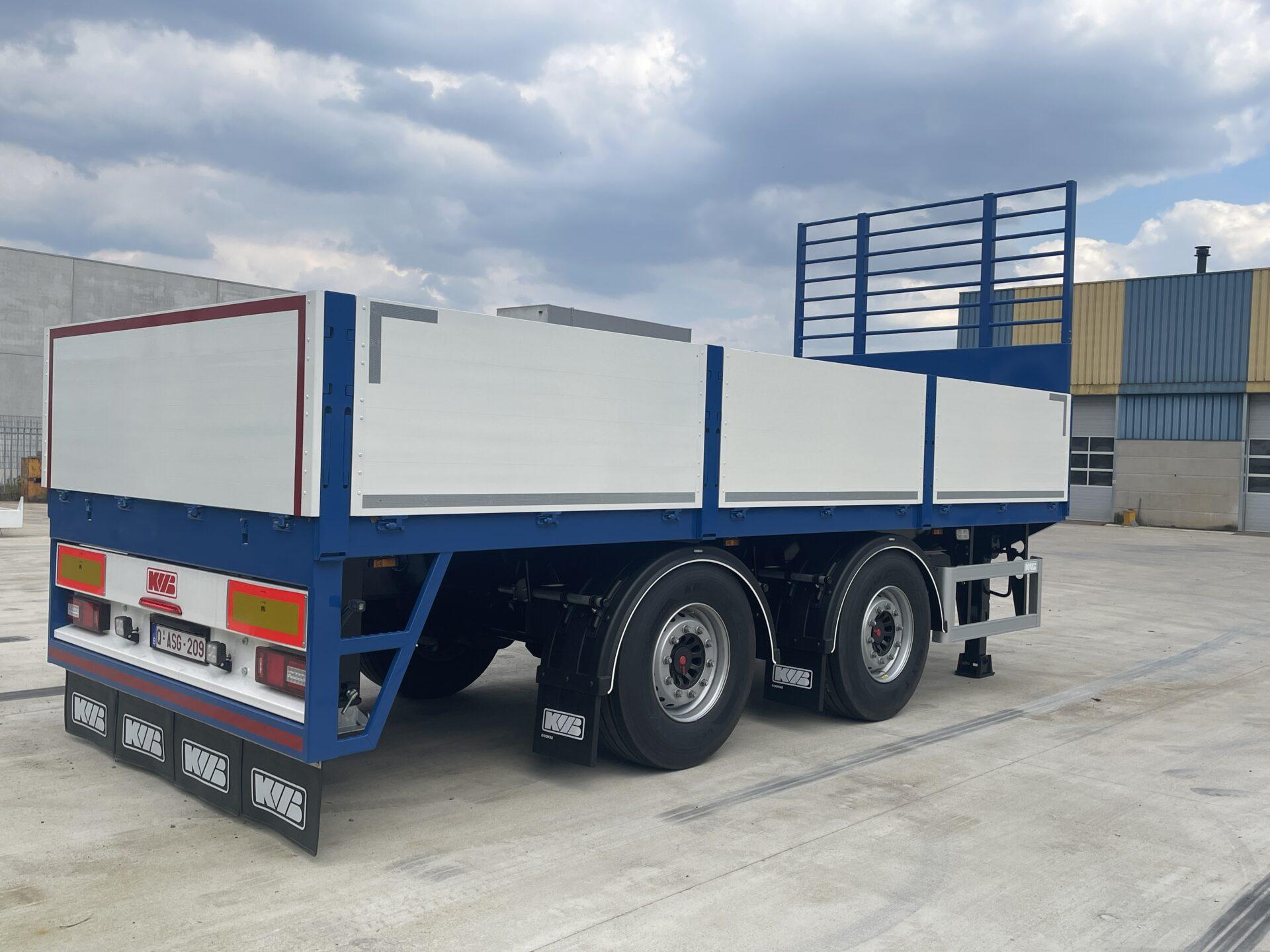 KWB 3-assige schamelaanhangwagen KWB 3-assige schamelaanhangwagen