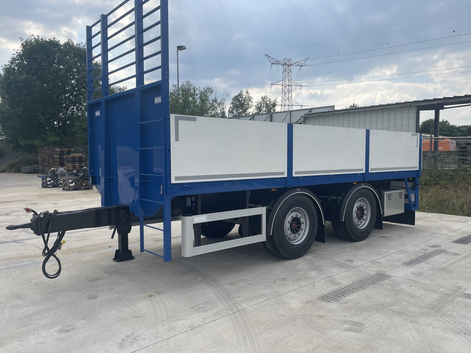 KWB 3-assige schamelaanhangwagen KWB 3-assige schamelaanhangwagen