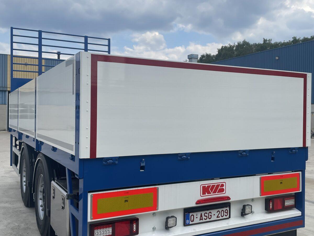 KWB 3-assige schamelaanhangwagen KWB 3-assige schamelaanhangwagen