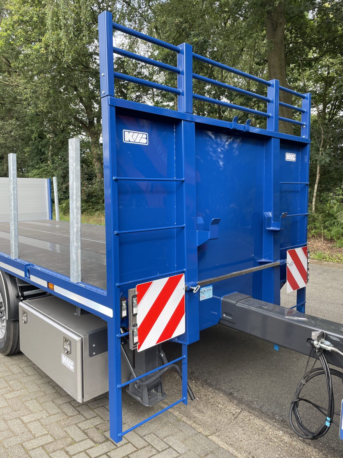 KWB 2-assige middenasaanhangwagen KWB 2-assige middenasaanhangwagen